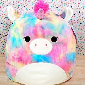 Tie-Dye Unicorn Squishmallow Esmeralda 16”